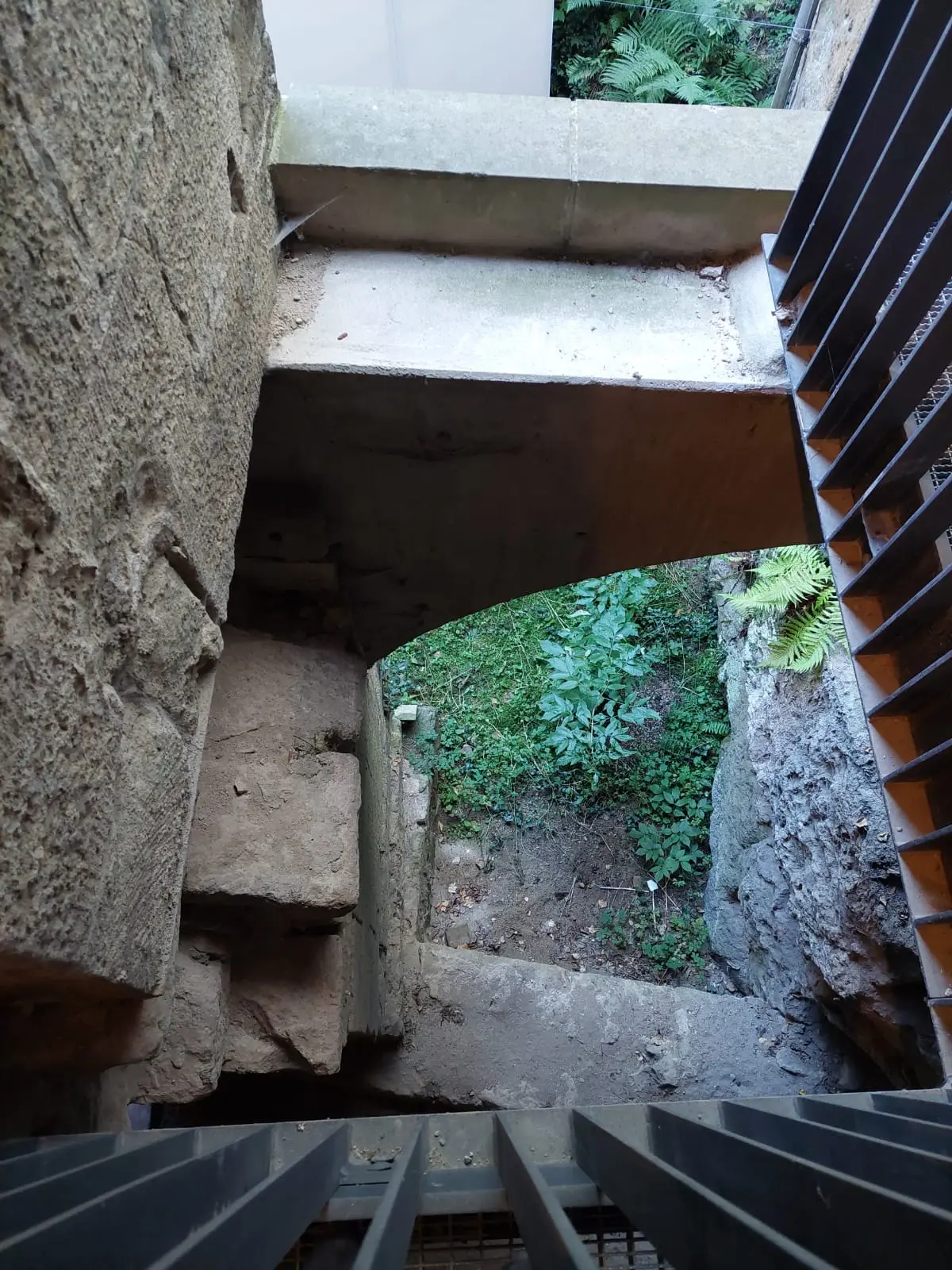 Architekturdetail der Bastionen in Pirna