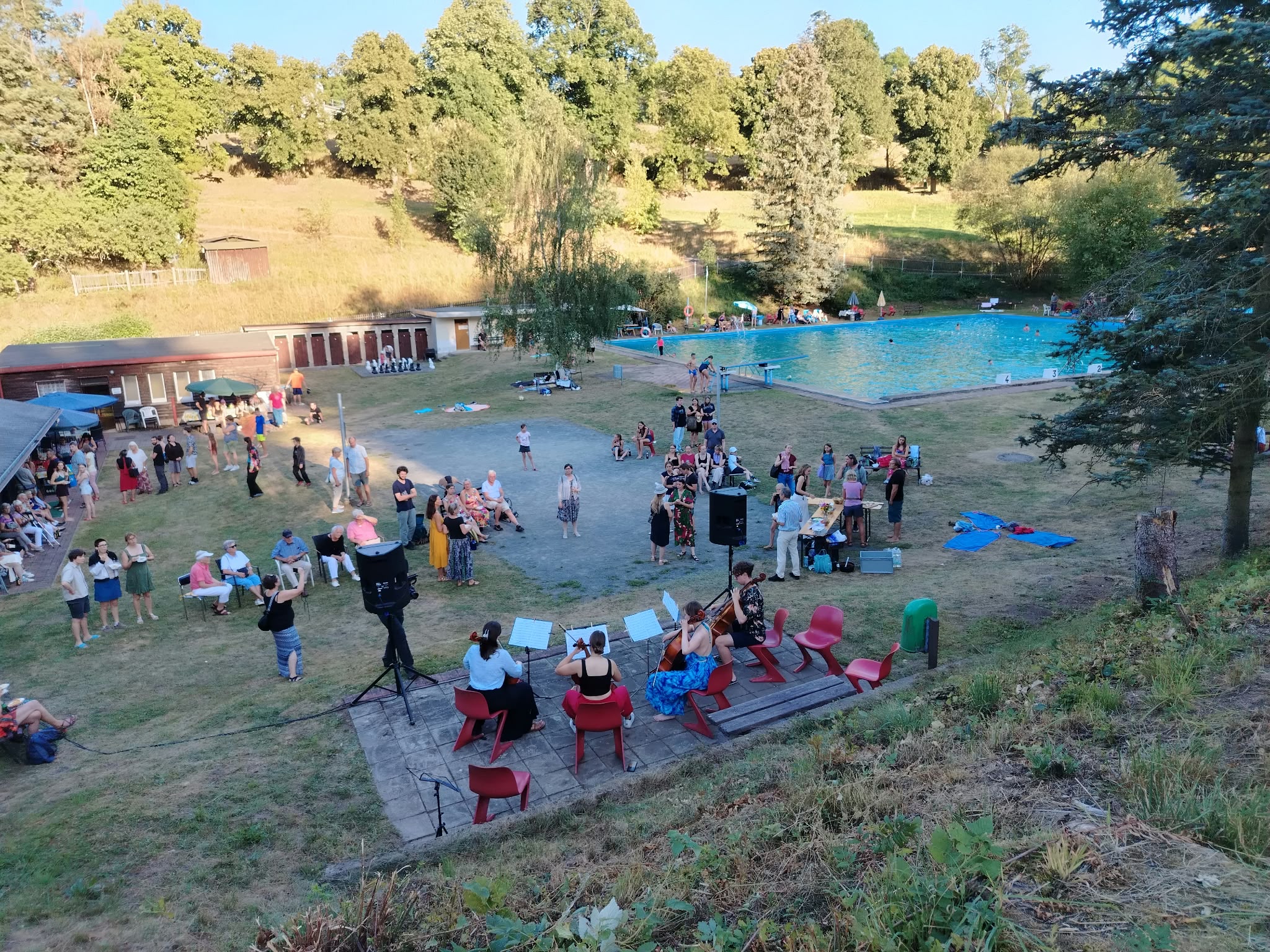 Freiluftkonzert am Freibad