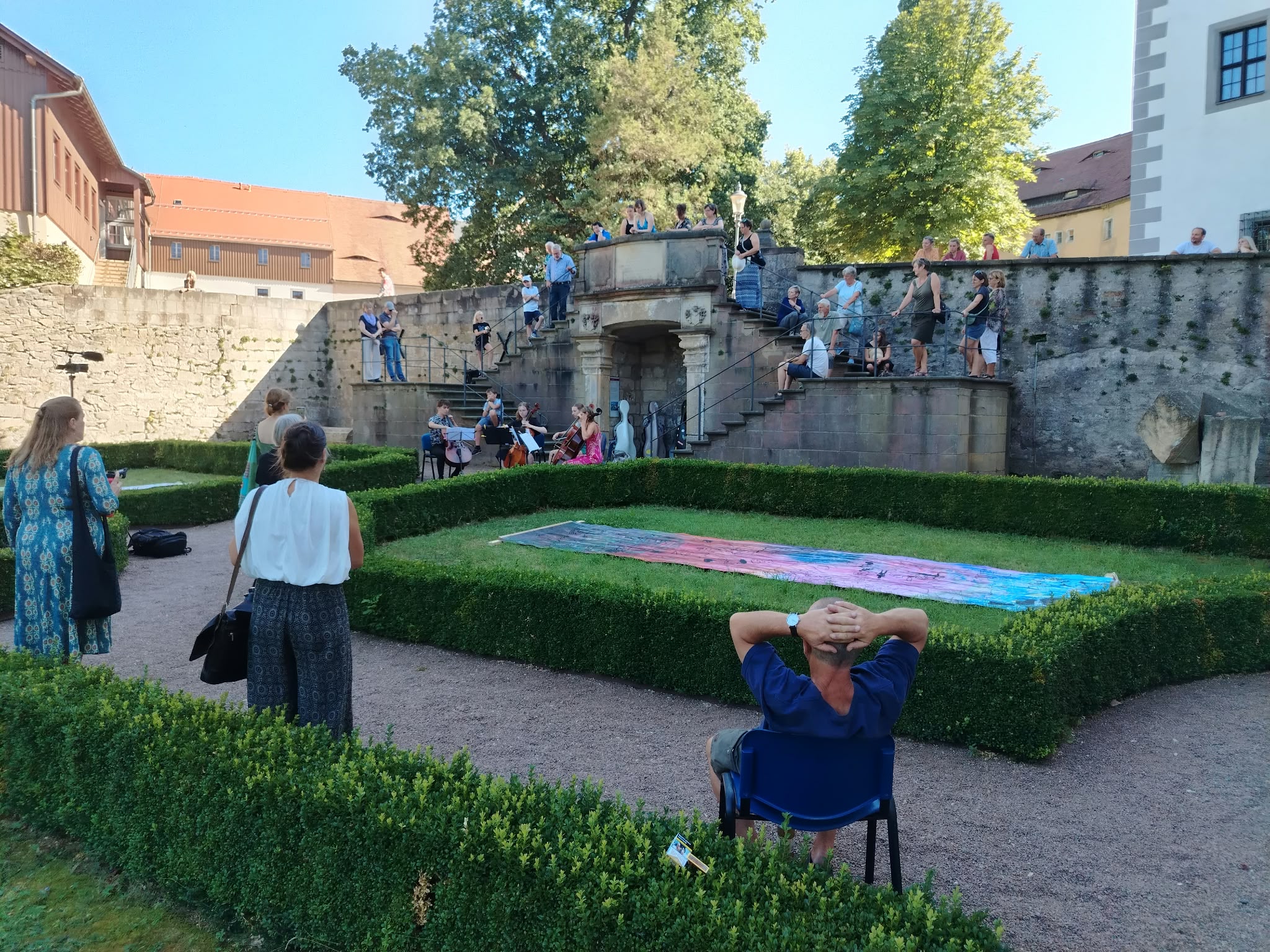 Wandelkonzert mit Publikum